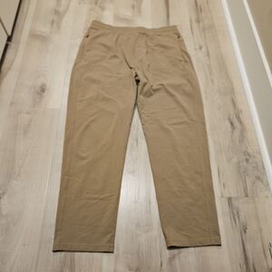 Public Rec Pants Mens 36x30 Brown / Tan All Day Every Day Joggers Stretch